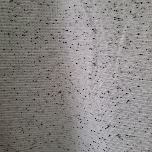 Loft Ivory & Black Overlap L/S Jacket w/ Zip -Sz M - Picture 5 of 7